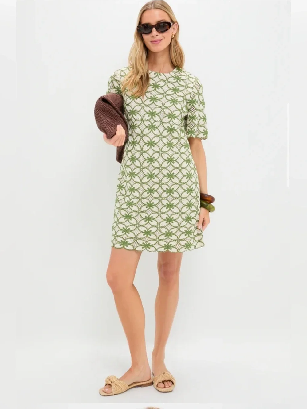 Tuckernuck fern crochet belclaire dress size medium nwt